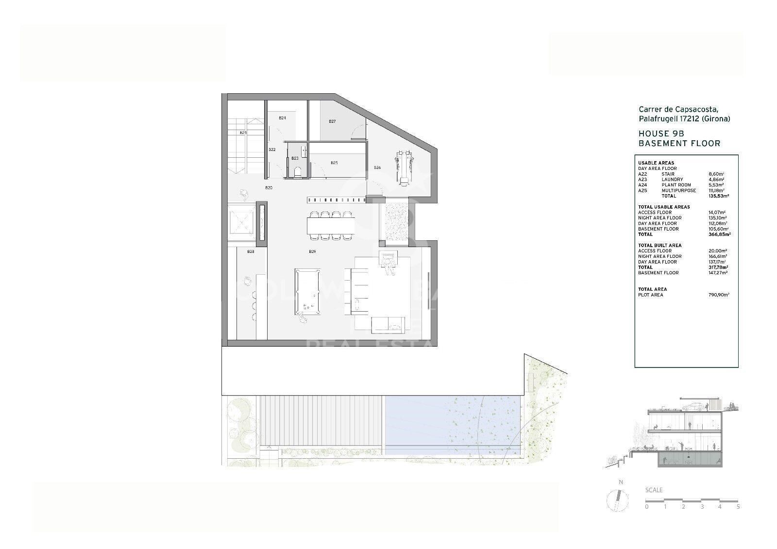 Viviendas adosadas de obra nueva con vistas al mar en Begur (Tamariu)