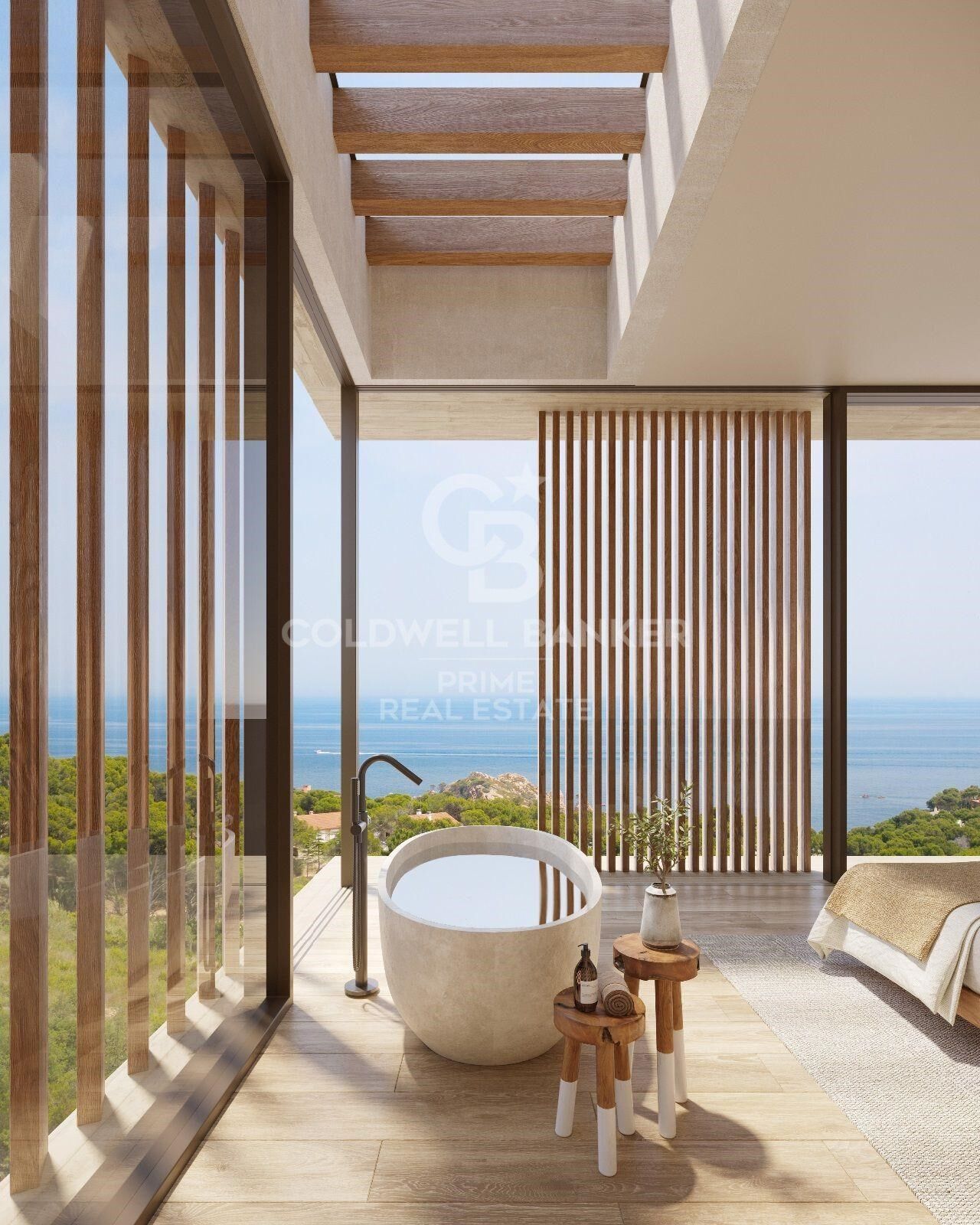 Viviendas adosadas de obra nueva con vistas al mar en Begur (Tamariu)
