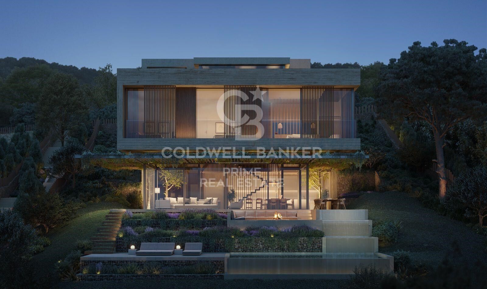 À vendre, maisons unifamiliales neuves avec vue sur la mer à Aiguaxelida, Tamariu