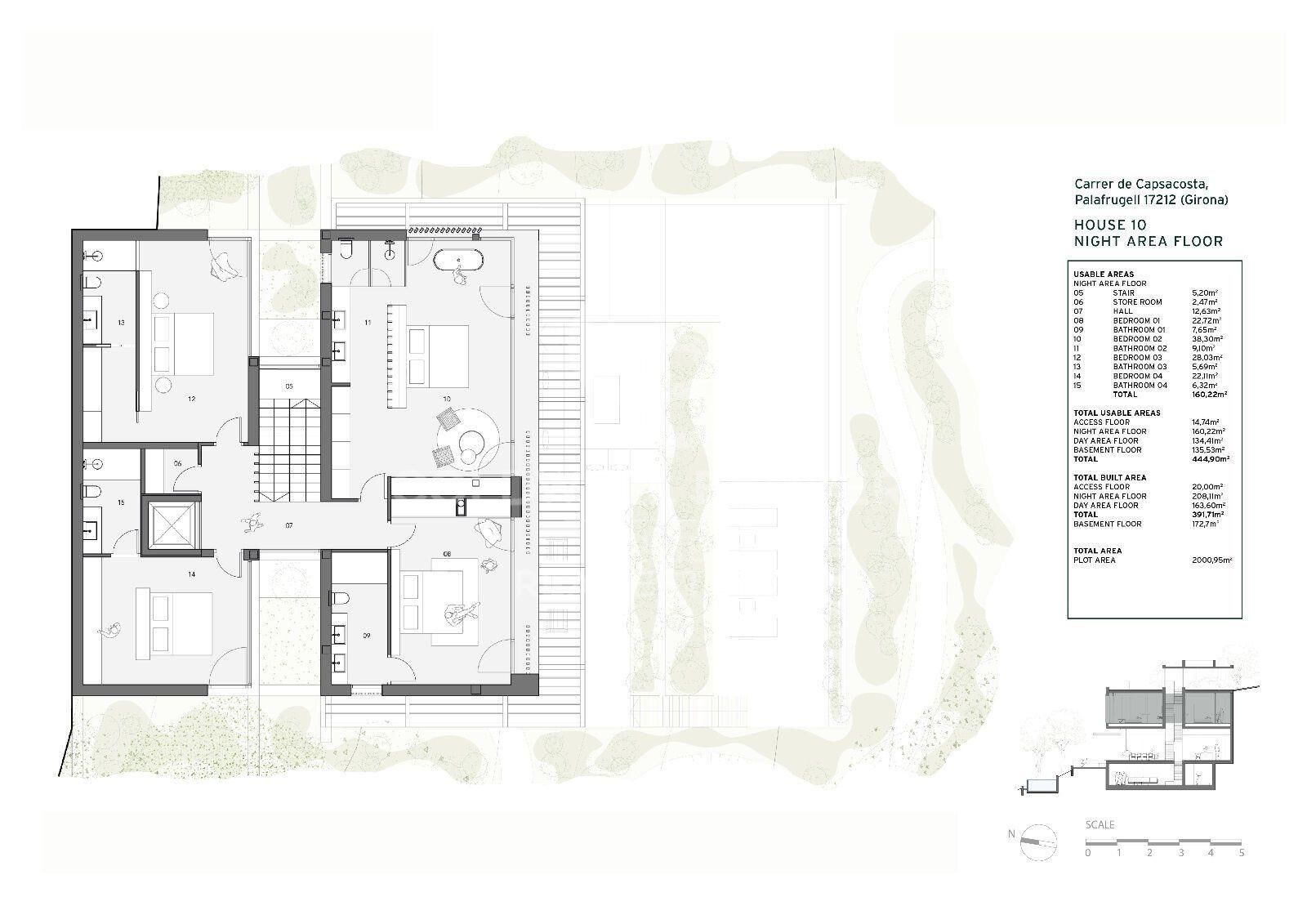 À vendre, maisons unifamiliales neuves avec vue sur la mer à Aiguaxelida, Tamariu