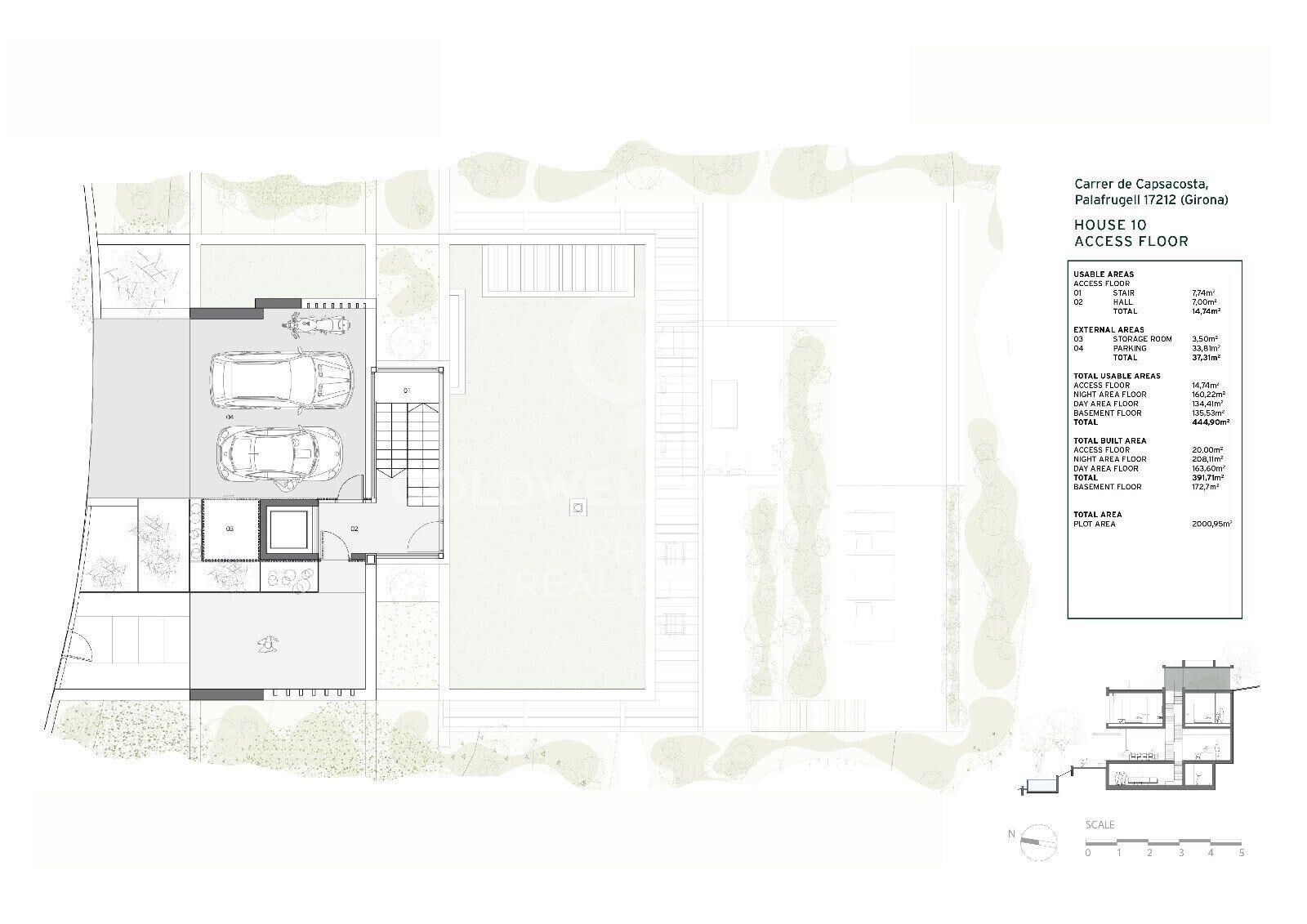 En venta viviendas unifamiliares de obra nueva con vistas al mar en Aiguaxelida, Tamariu