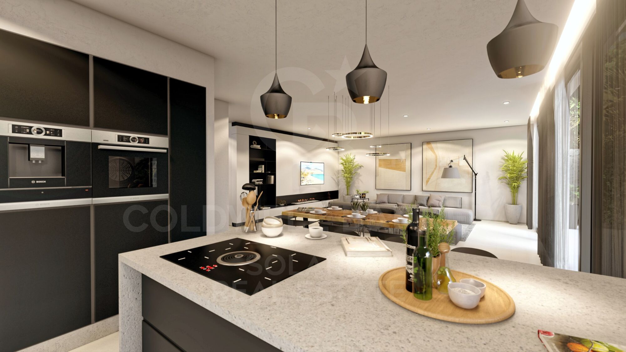 En construcción Villa Paraiso de lujo de 4 habitaciones en Altea