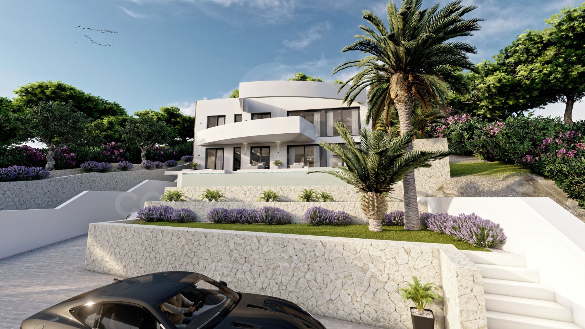 En construcción Villa Paraiso de lujo de 4 habitaciones en Altea