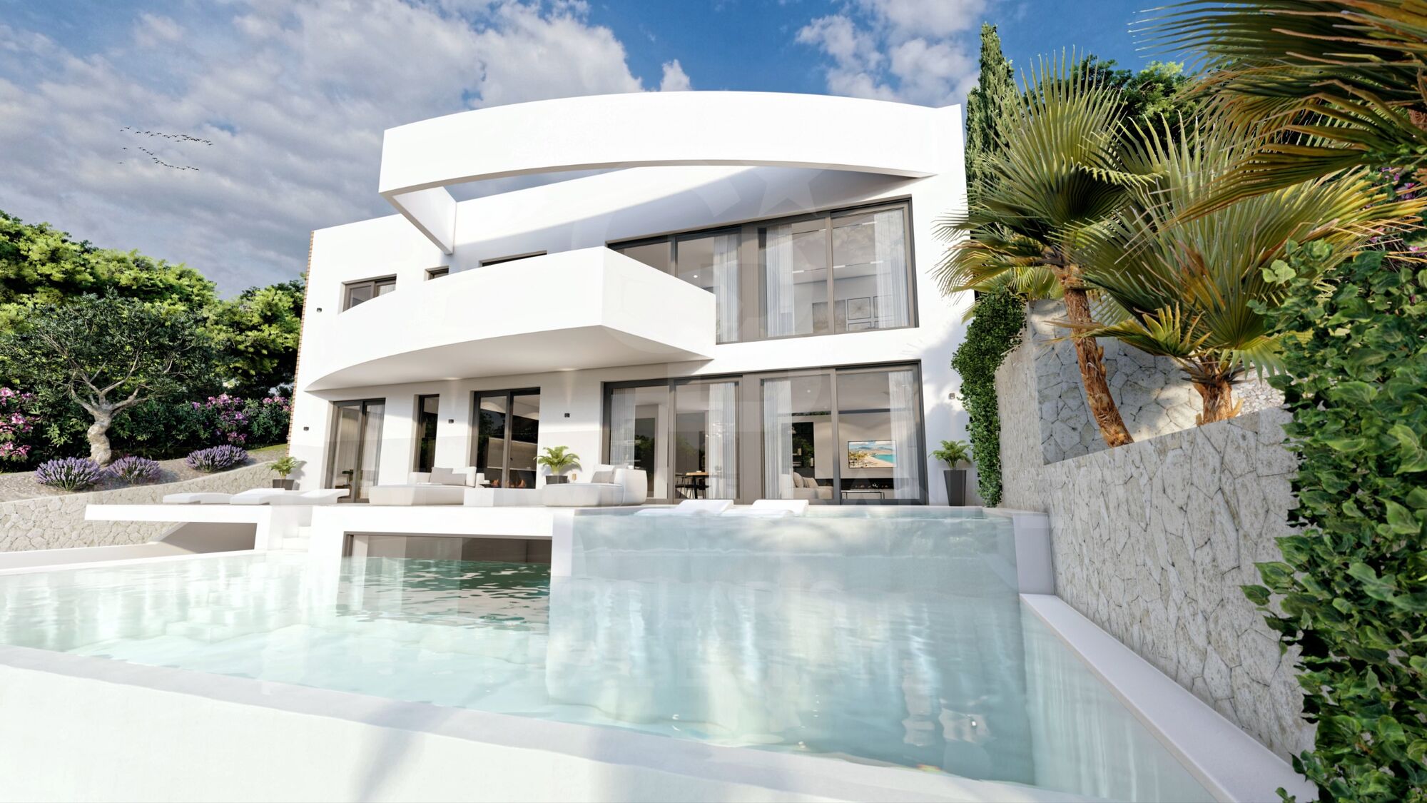 Under construction Luxury villa with 4 bedrooms in Altea