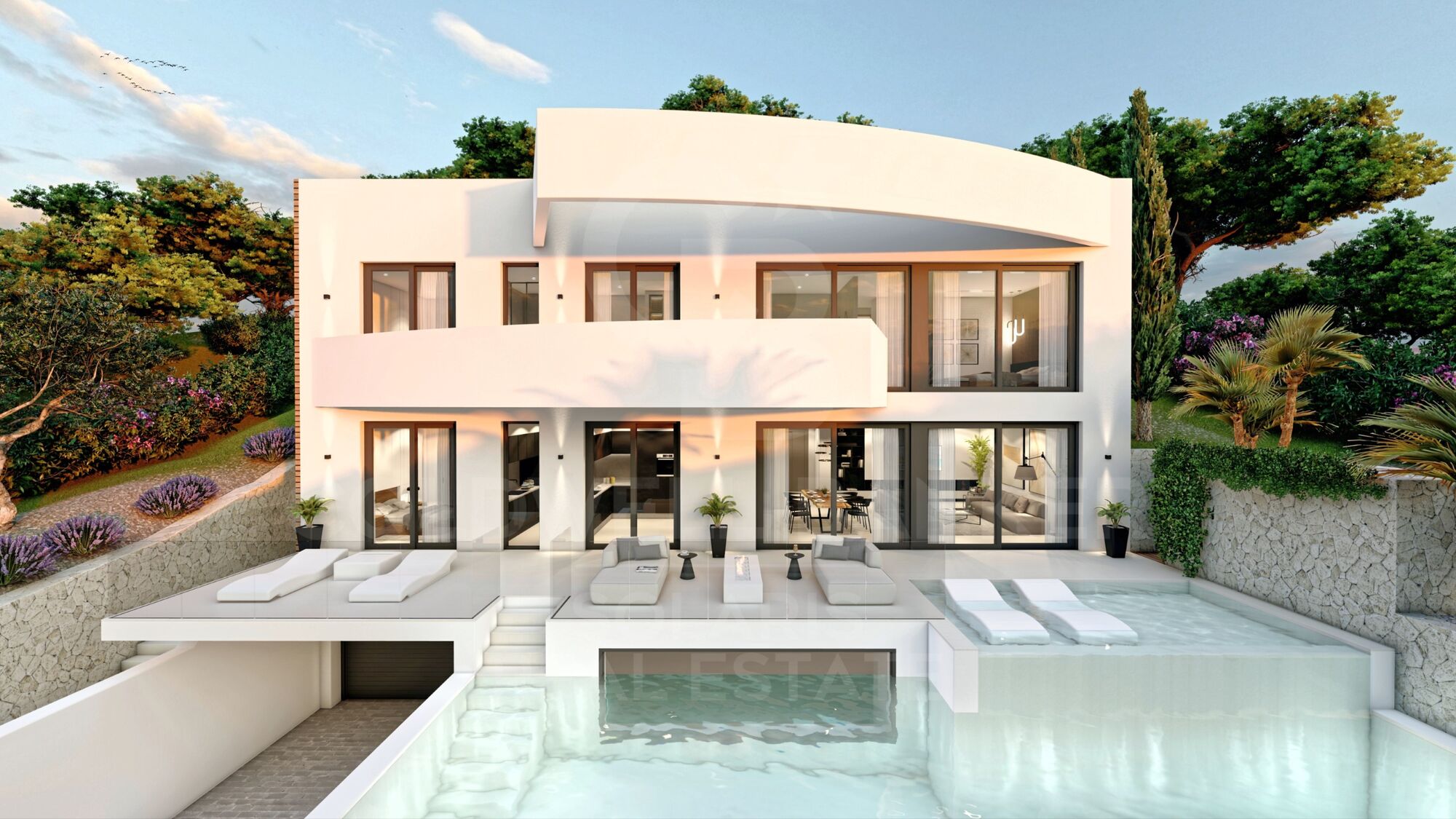 En construcción Villa Paraiso de lujo de 4 habitaciones en Altea
