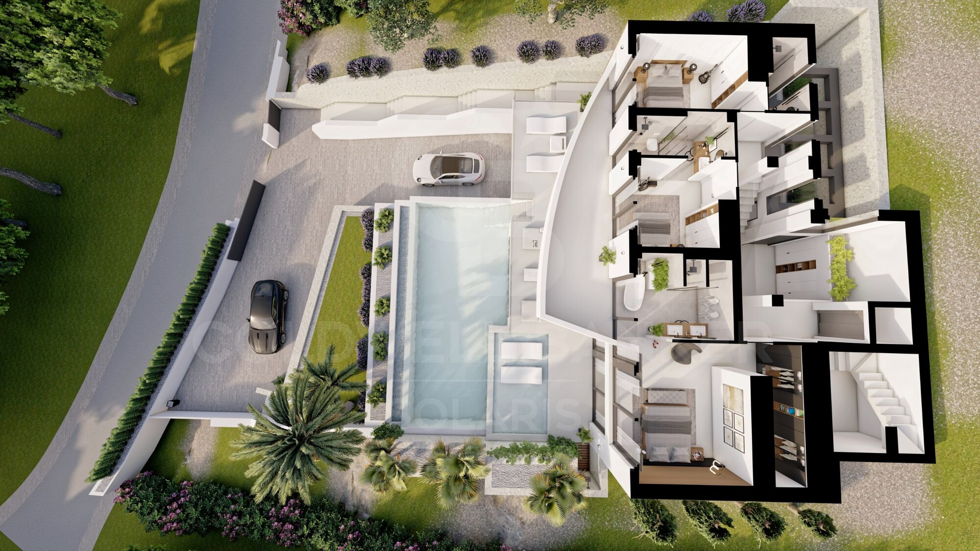 Im Bau Luxusvilla mit 4 Schlafzimmern in Altea