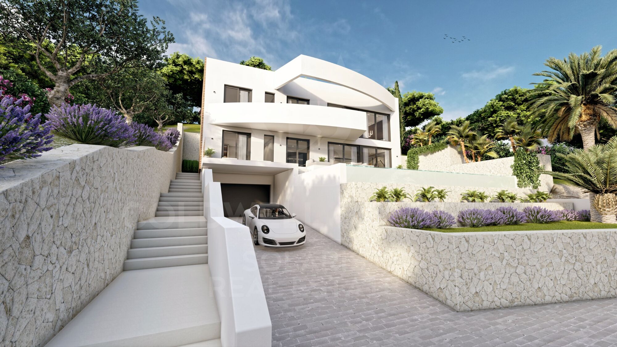 Im Bau Luxusvilla mit 4 Schlafzimmern in Altea