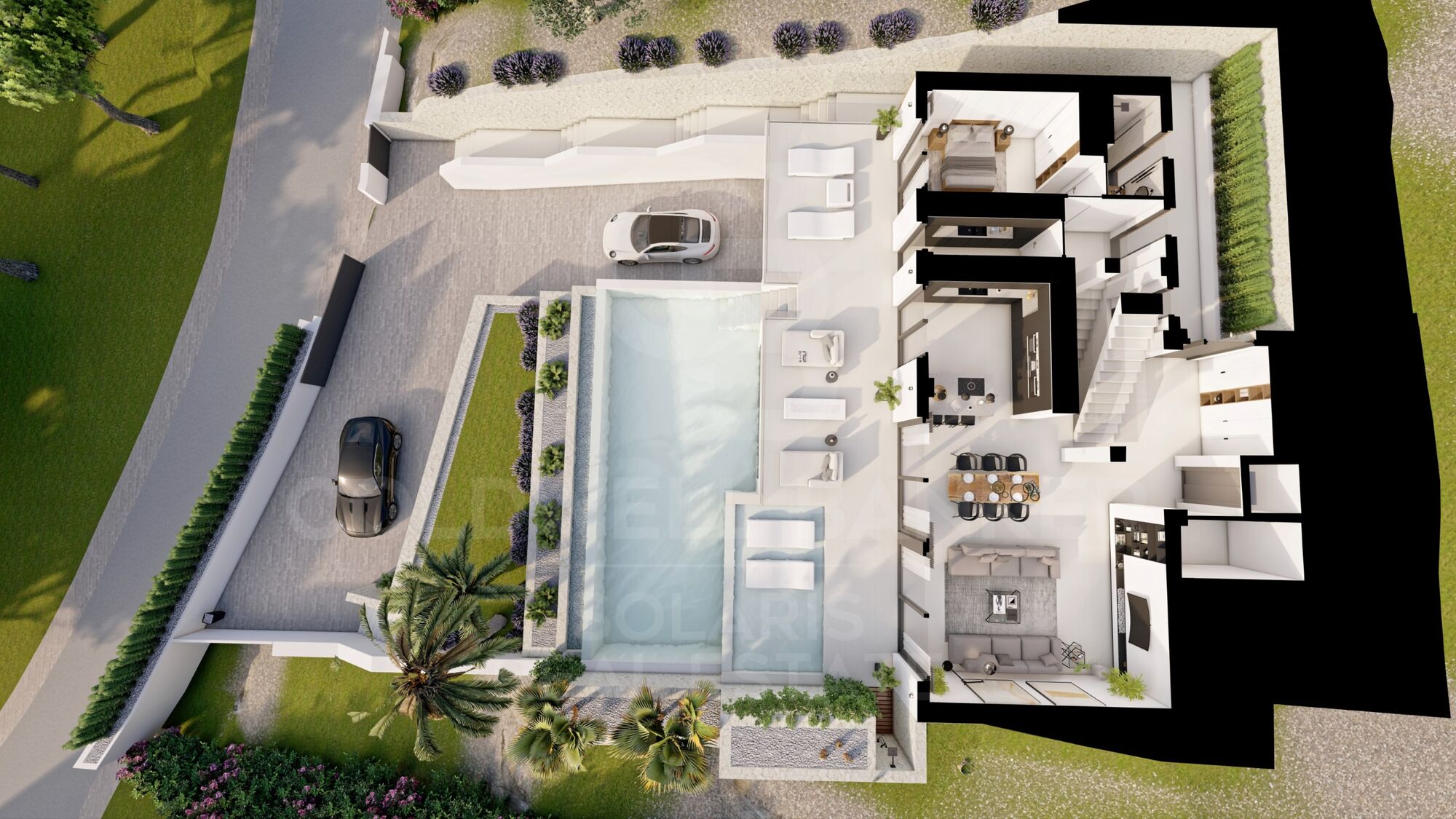 Im Bau Luxusvilla mit 4 Schlafzimmern in Altea