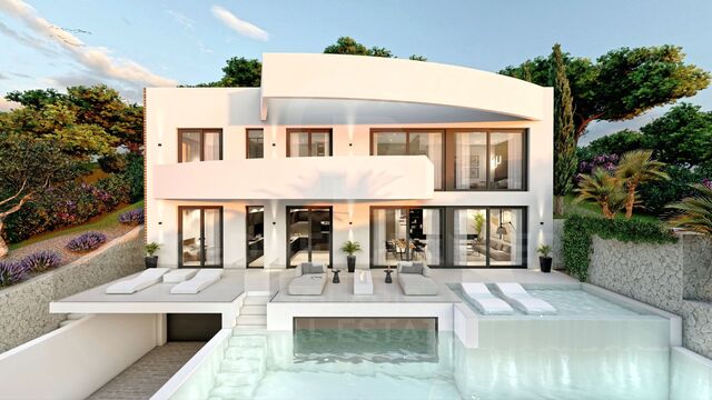 En construcción Villa Paraiso de lujo de 4 habitaciones en Altea