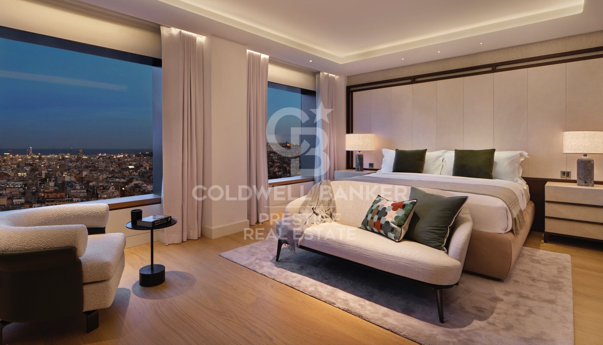 Piso en venta de dos dormitorios y despacho en Mandarín Residences