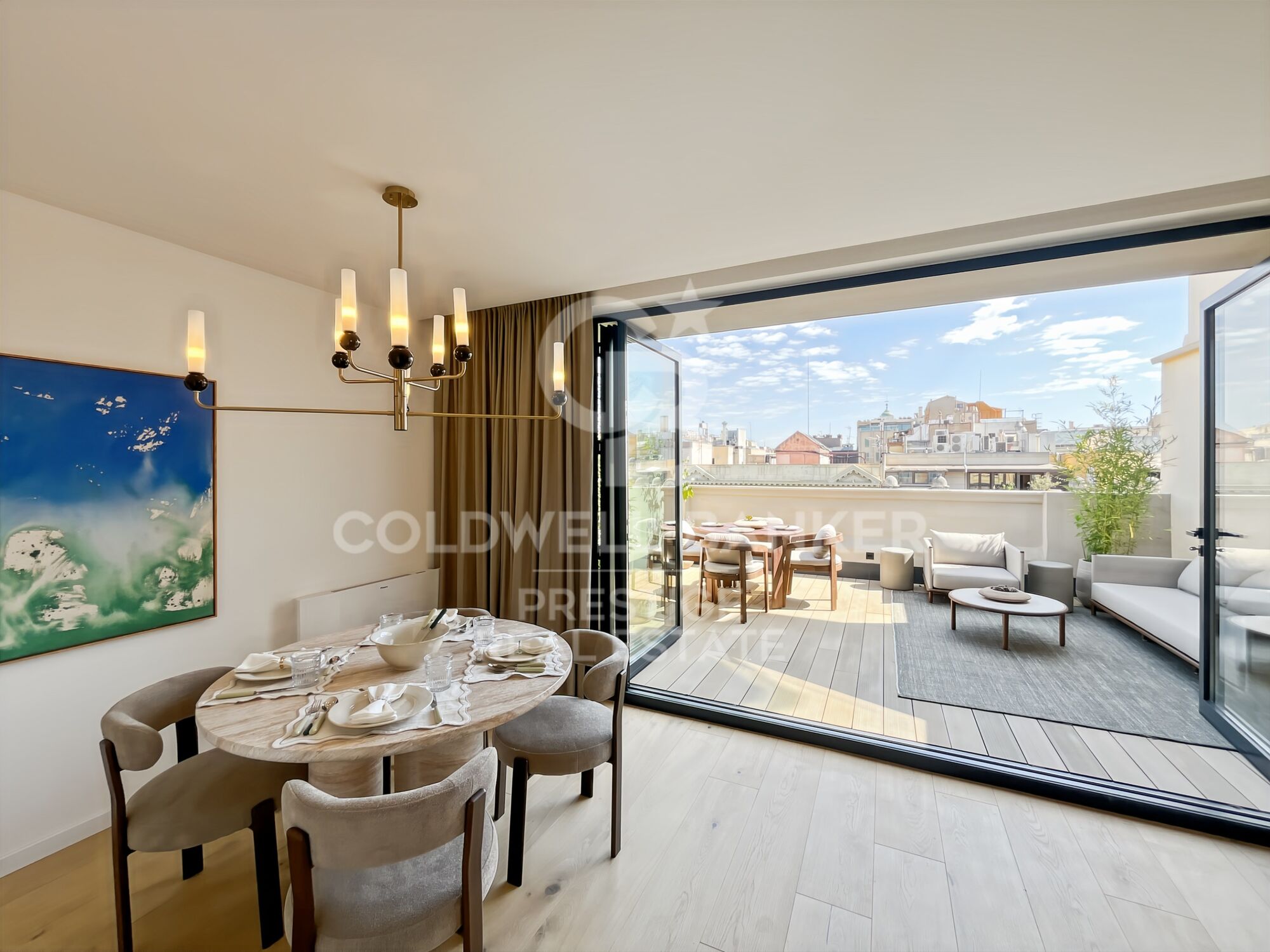 Penthouse neuf à vendre sur la Rambla Catalunya