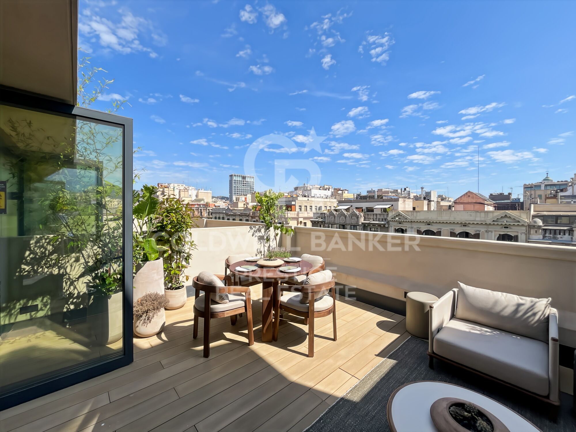Penthouse neuf à vendre sur la Rambla Catalunya