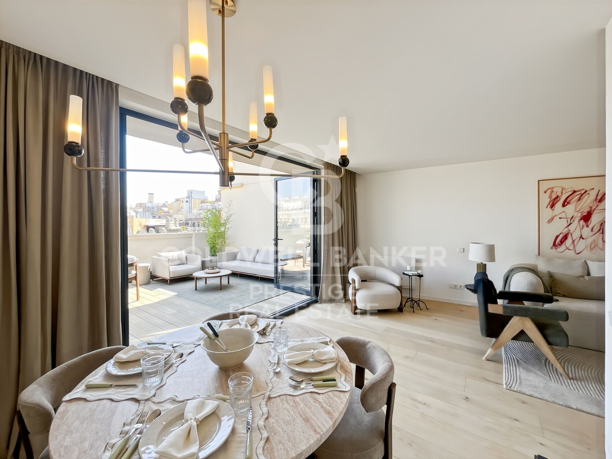 Penthouse neuf à vendre sur la Rambla Catalunya
