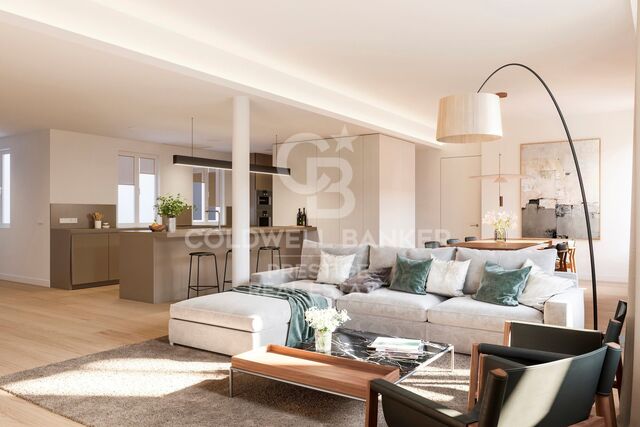 New-build flat overlooking Rambla Catalunya