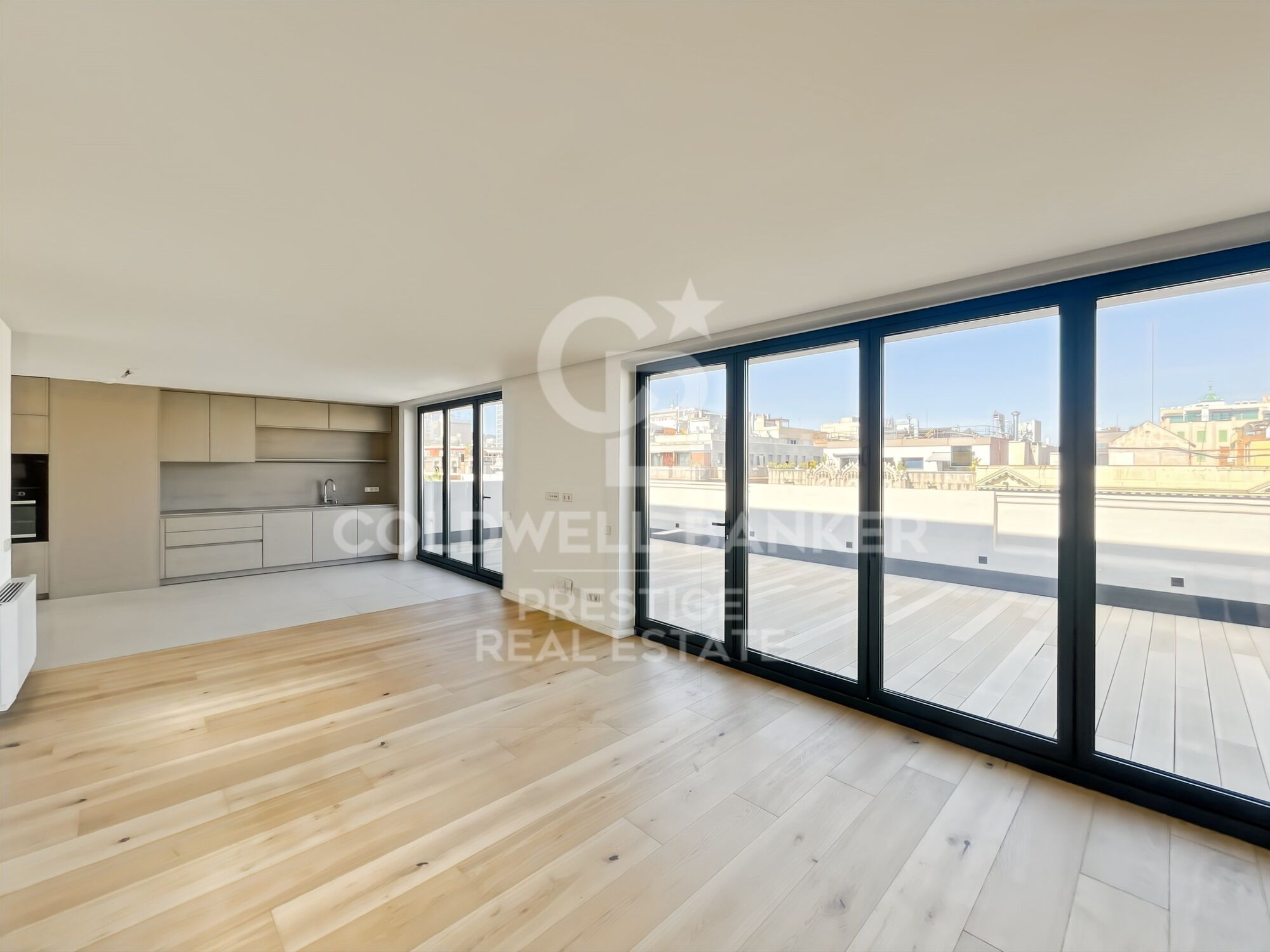 Ático duplex de obra nueva con terraza en Rambla Cataluña