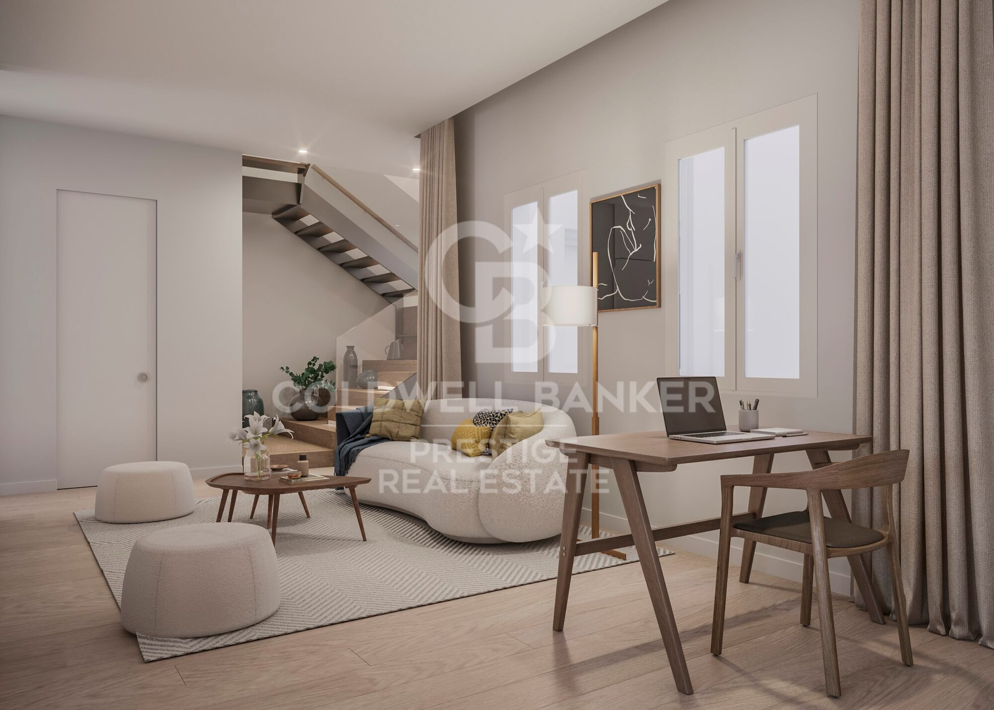 Ático duplex de obra nueva con terraza en Rambla Cataluña