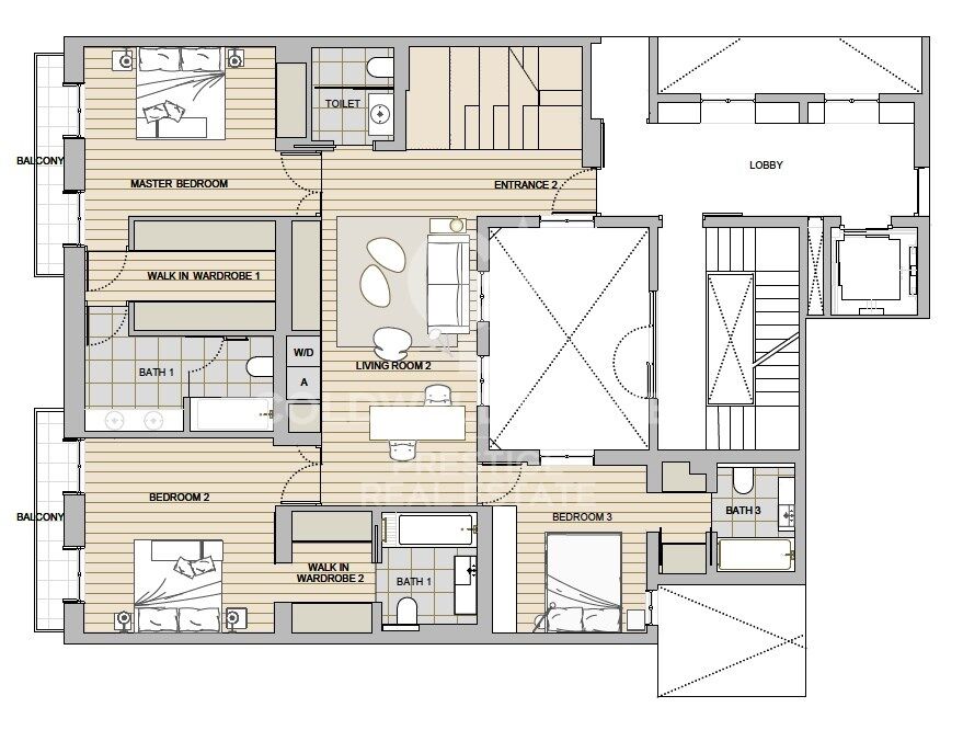 Ático duplex de obra nueva con terraza en Rambla Cataluña
