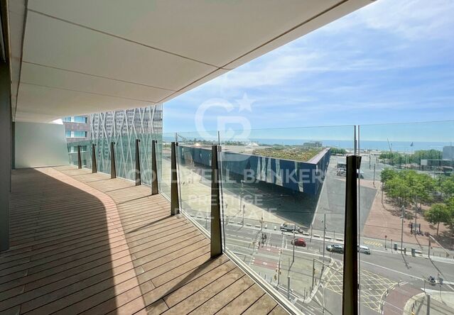 Piso de obra nueva en venta con vistas al mar en la Diagonal