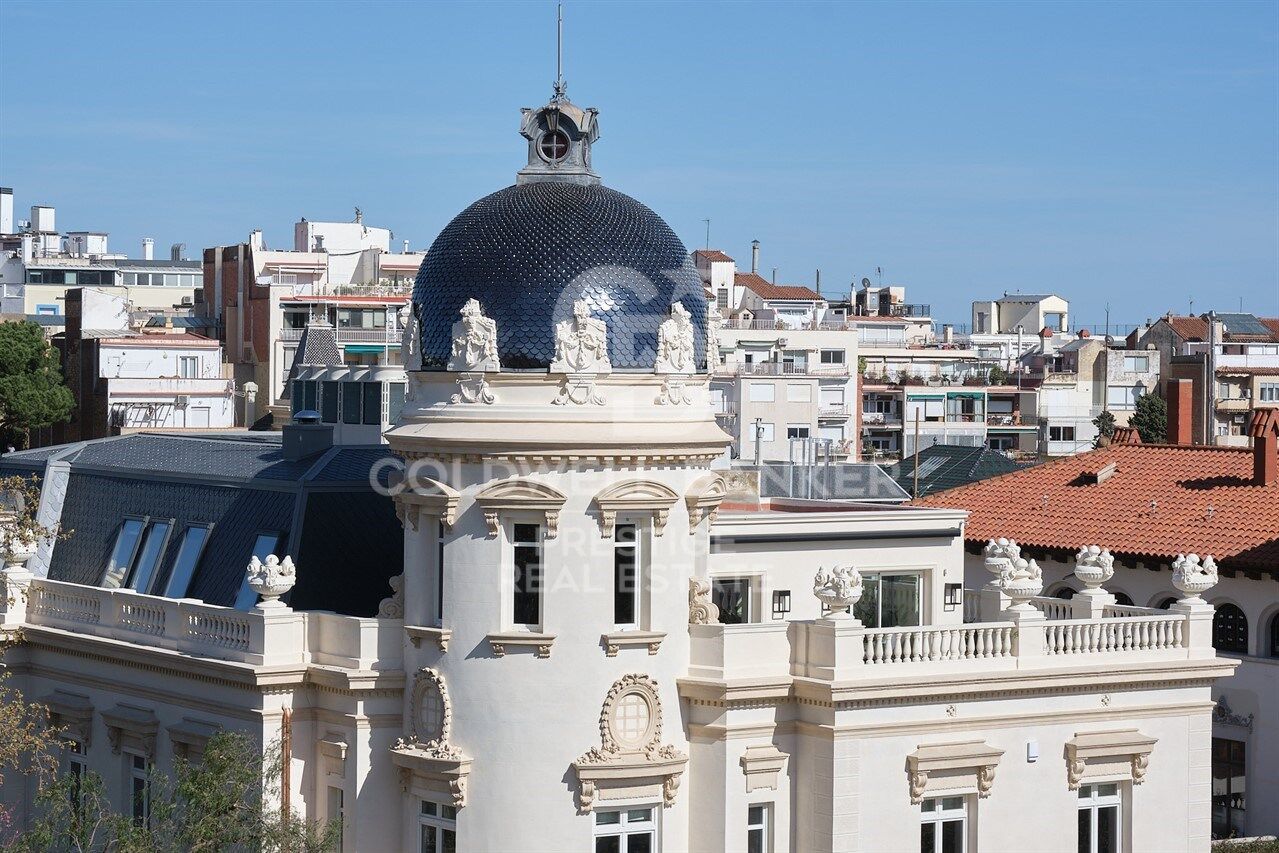 Penthouse for rent in Palacete Belle Epoque 1914 in the Tibidabo area