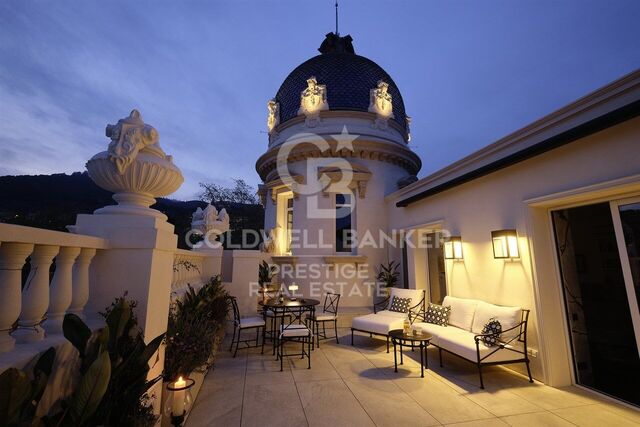 Penthouse à louer dans Palacete Belle Epoque 1914 dans le quartier Tibidabo