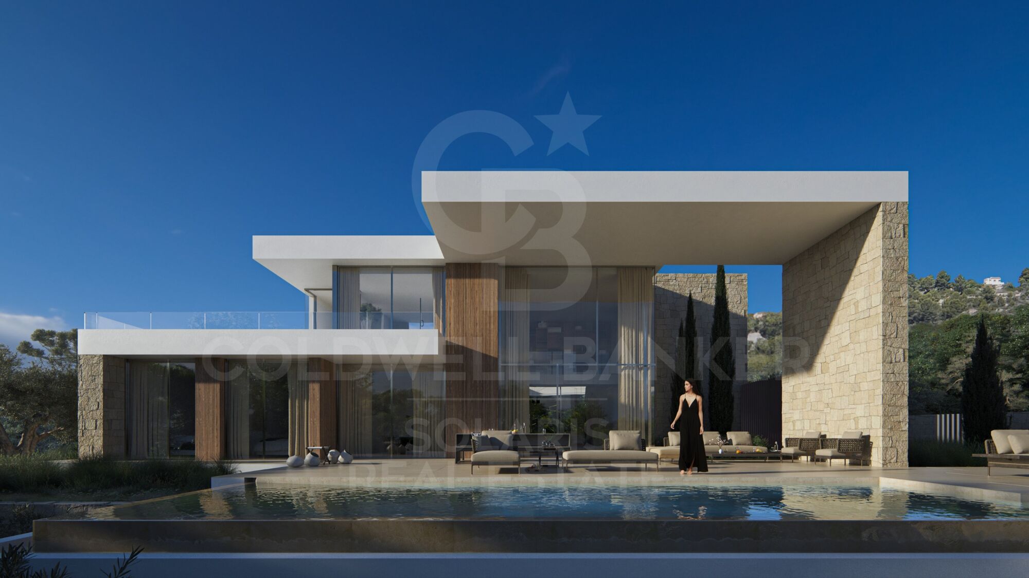 En construcción - Lujosa villa con fantásticas vistas en Teulada-Moraira