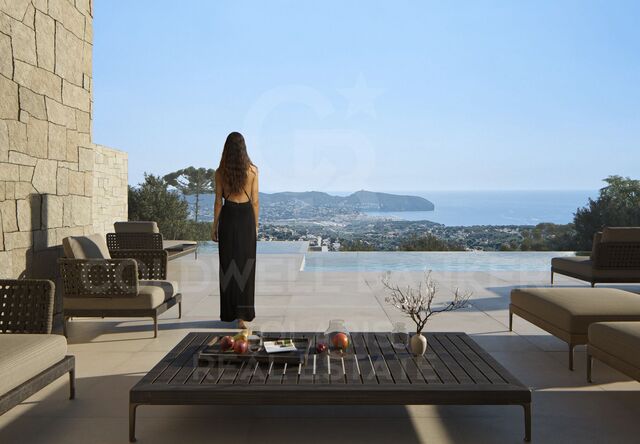 Under construction - Luxury villa with fantastic views in Teulada-Moraira