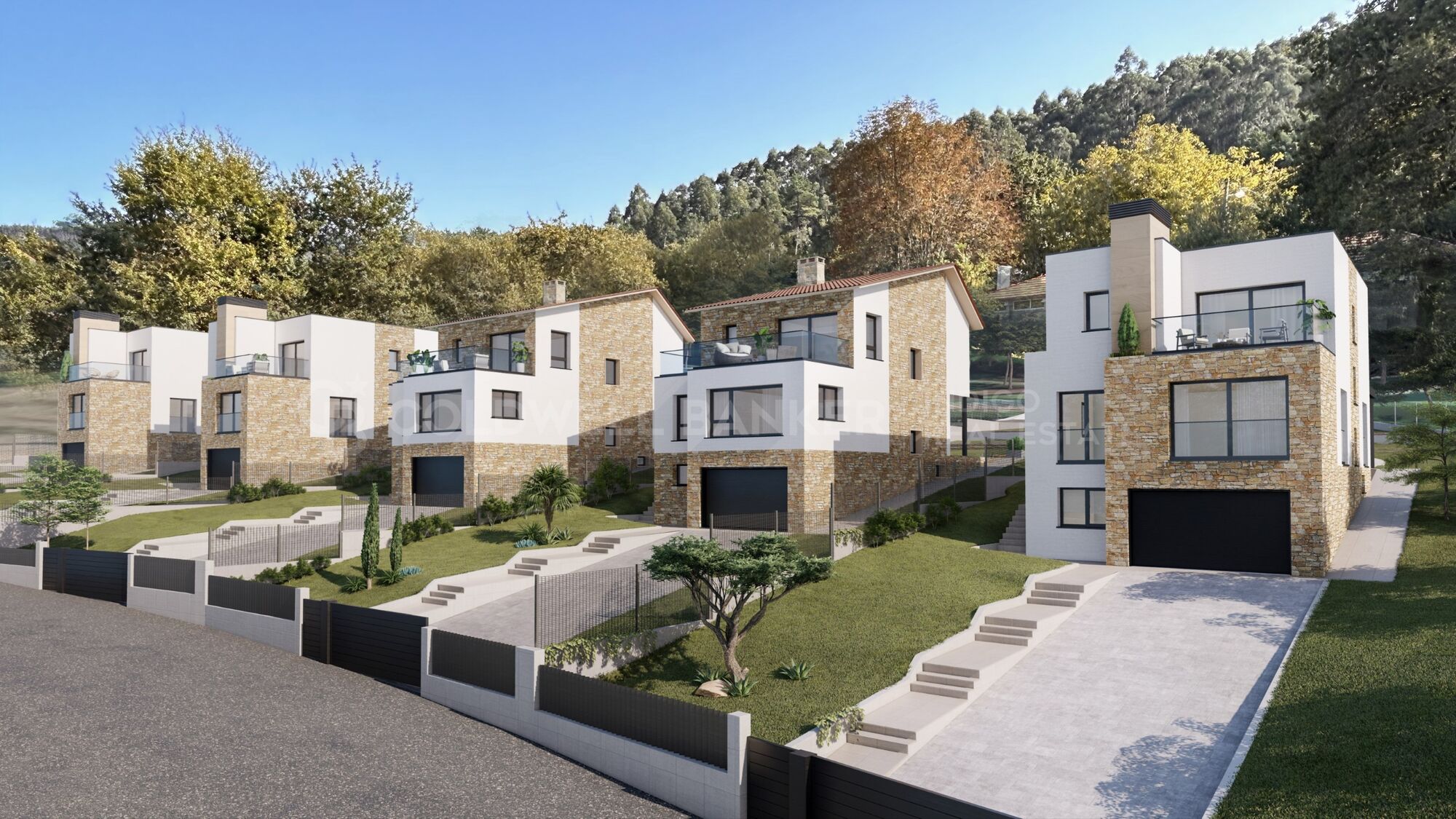 Promoción 5 Chalets en Gondomar