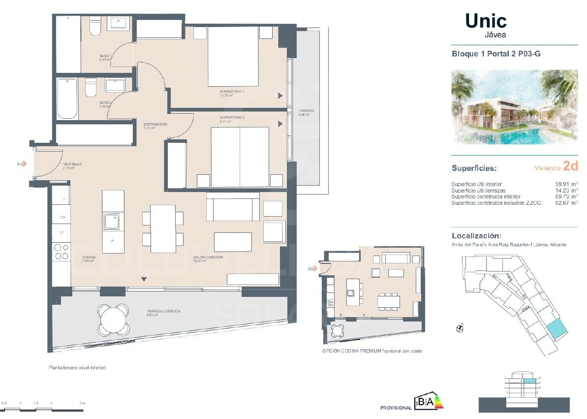 Luxury apartment in an exclusive complex just a few minutes from the beach, Javea