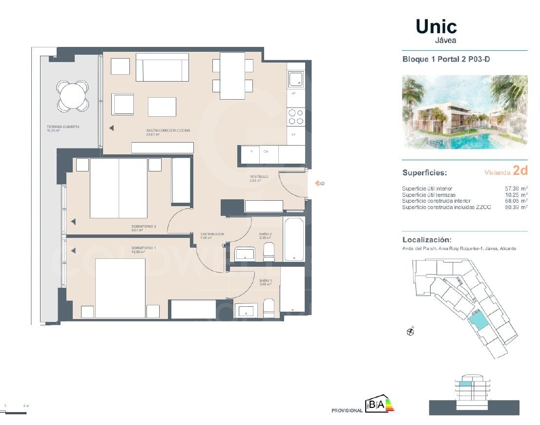 Luxury apartment in an exclusive complex just a few minutes from the beach, Javea