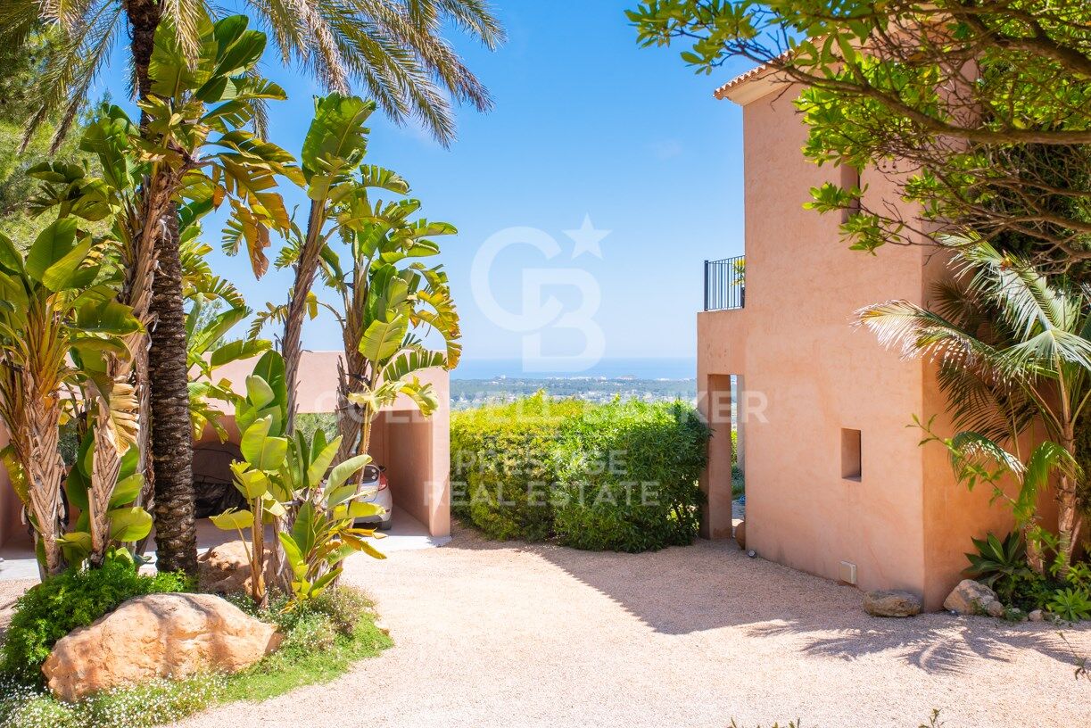 Exclusiva casa de campo con fantásticas vistas al mar y licencia de alquiler