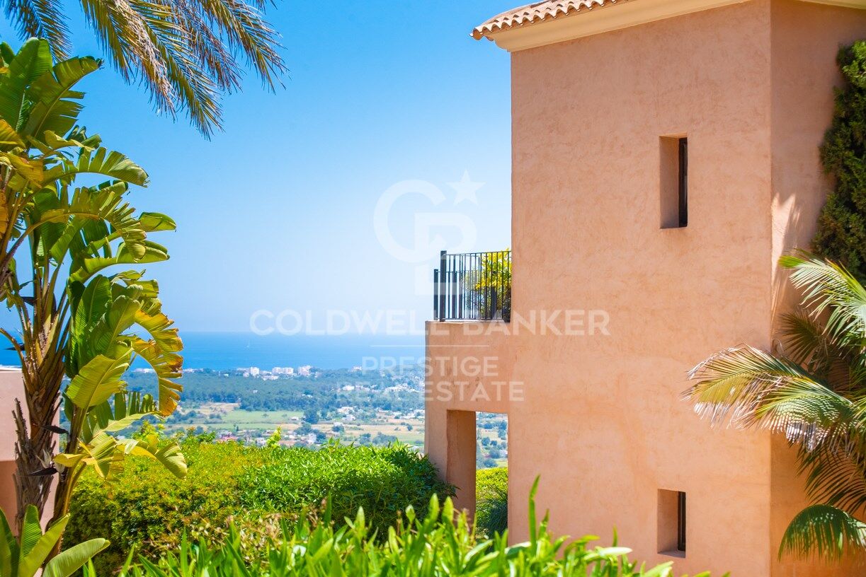 Exclusiva casa de campo con fantásticas vistas al mar y licencia de alquiler