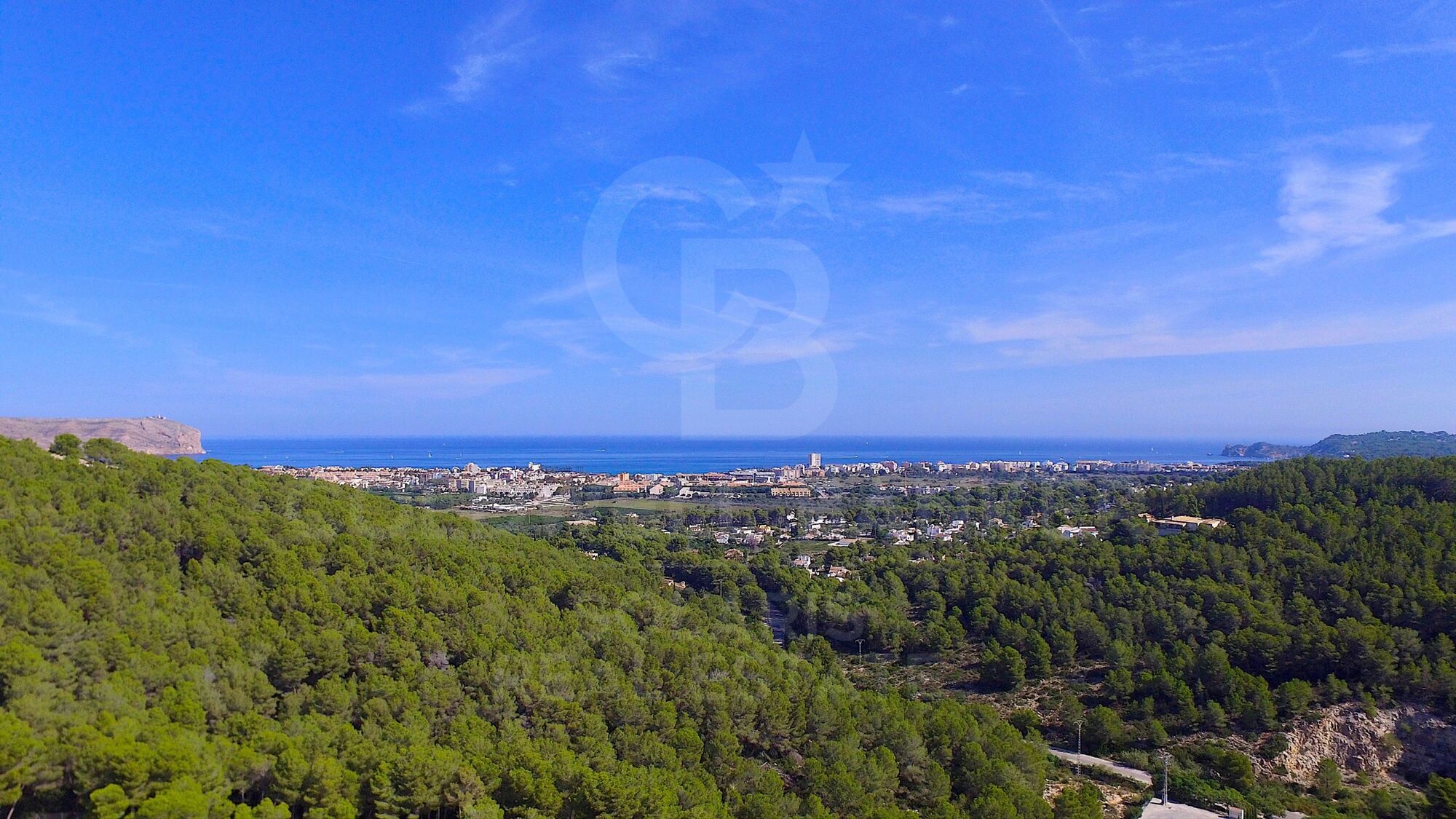 Under construction exclusive south facing luxury villa with panoramic sea views in Javea