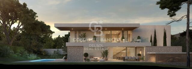Villa ultramoderna situada a pocos pasos de la playa en Elviria, Marbella Este