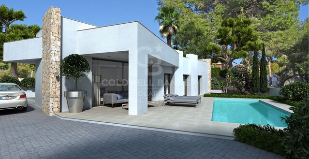 Villa méditerranéenne à Calpe : proximité de la mer, intimité exclusive et design de luxe à seulement 500 m de la mer