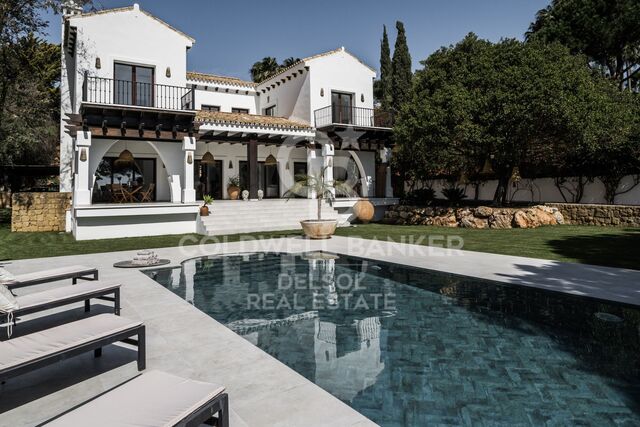 Belle rénovation d'une villa andalouse traditionnelle