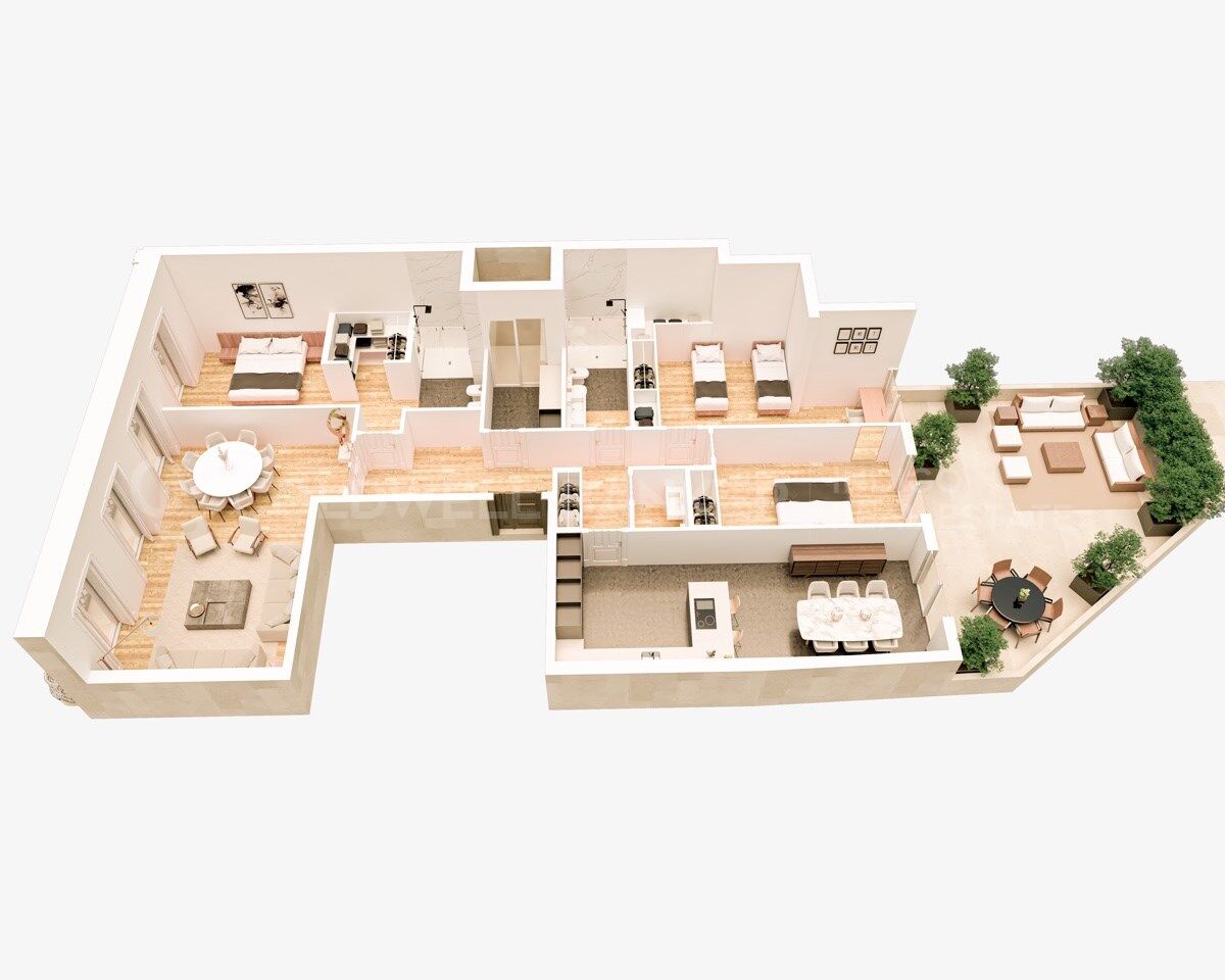 Large Modern Apartment on Rua Principe - New Construction