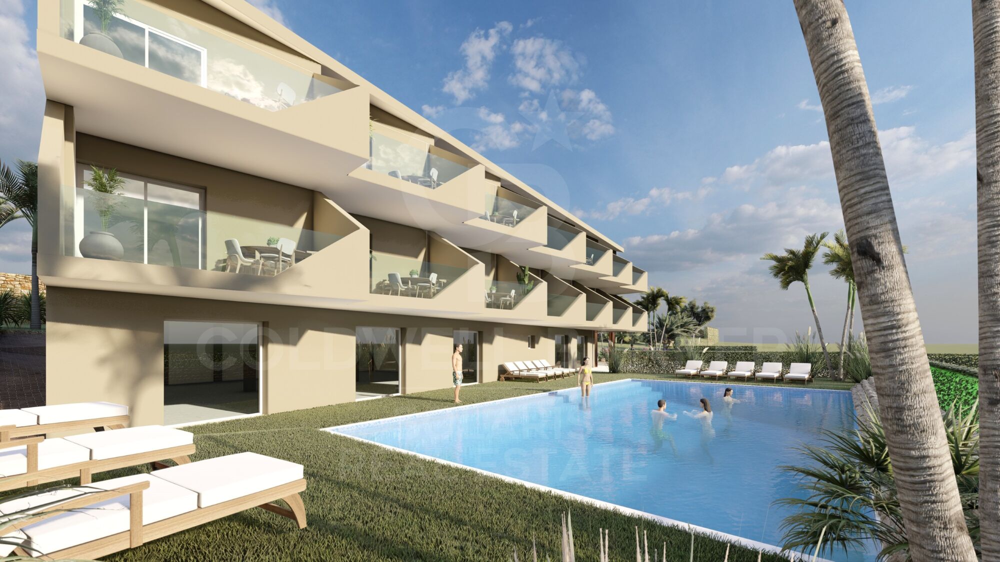 Projekt mit Lizenz eines Boutique-Hotels direkt am Meer in Paseo de Cala Blanca, Jávea