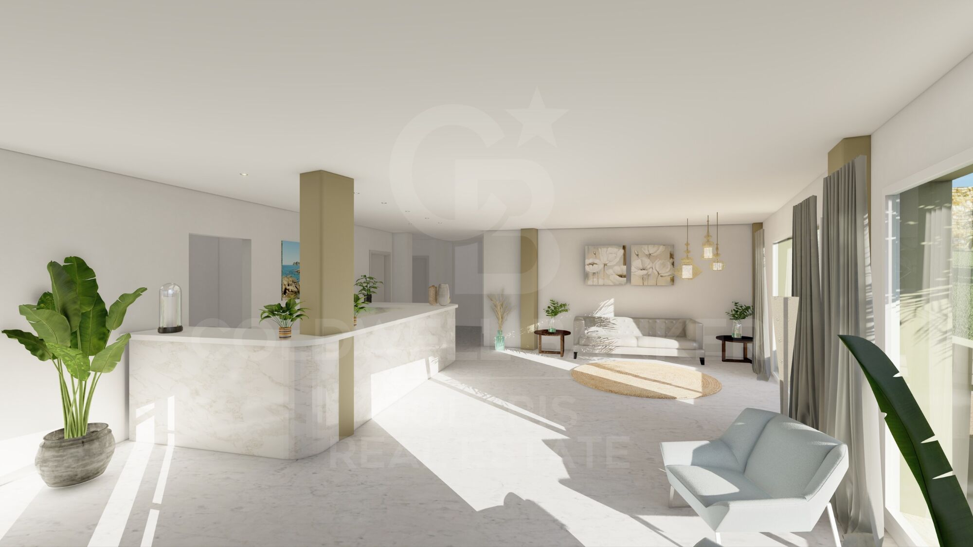Projekt mit Lizenz eines Boutique-Hotels direkt am Meer in Paseo de Cala Blanca, Jávea