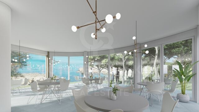 Projekt mit Lizenz eines Boutique-Hotels direkt am Meer in Paseo de Cala Blanca, Jávea