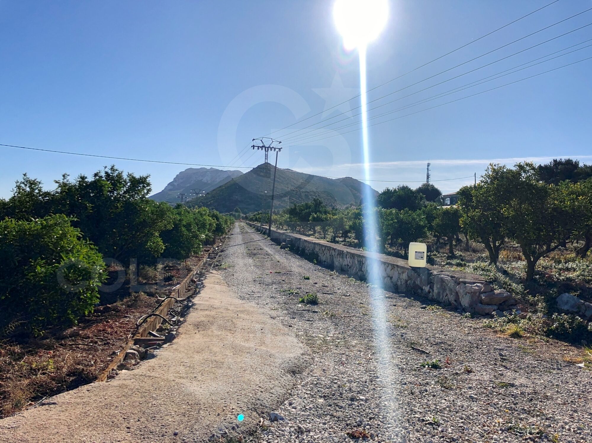 Completely flat building plot in La Xara