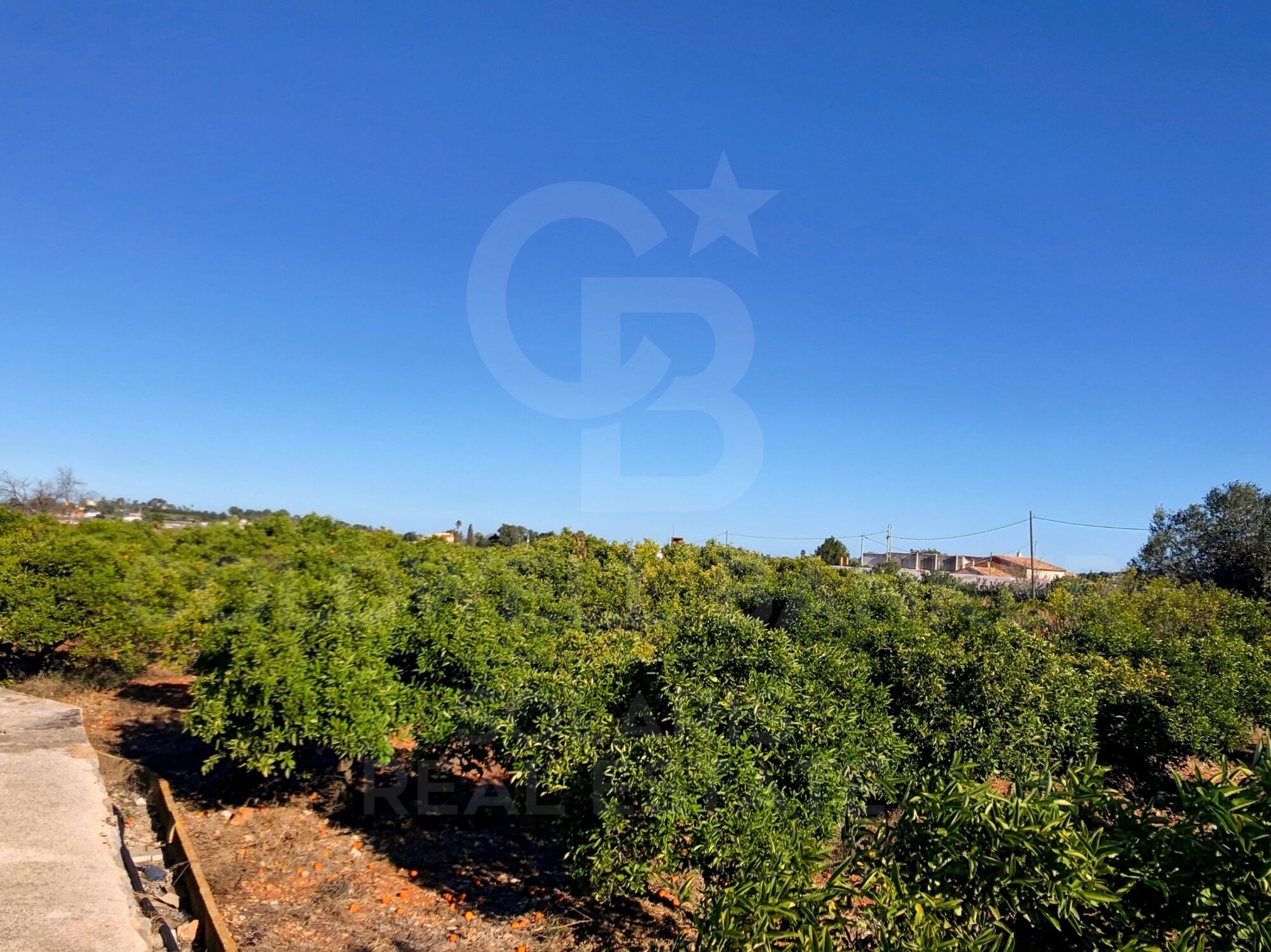 Completely flat building plot in La Xara