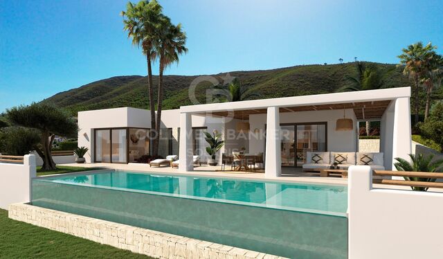 Villa de estilo Ibiza de una sola planta en la Granadella