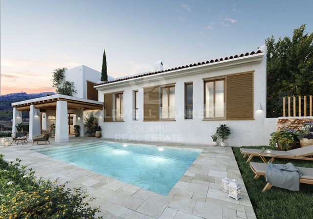 Una casa de estilo mediterráneo de Ibiza en Javea - La Granadella