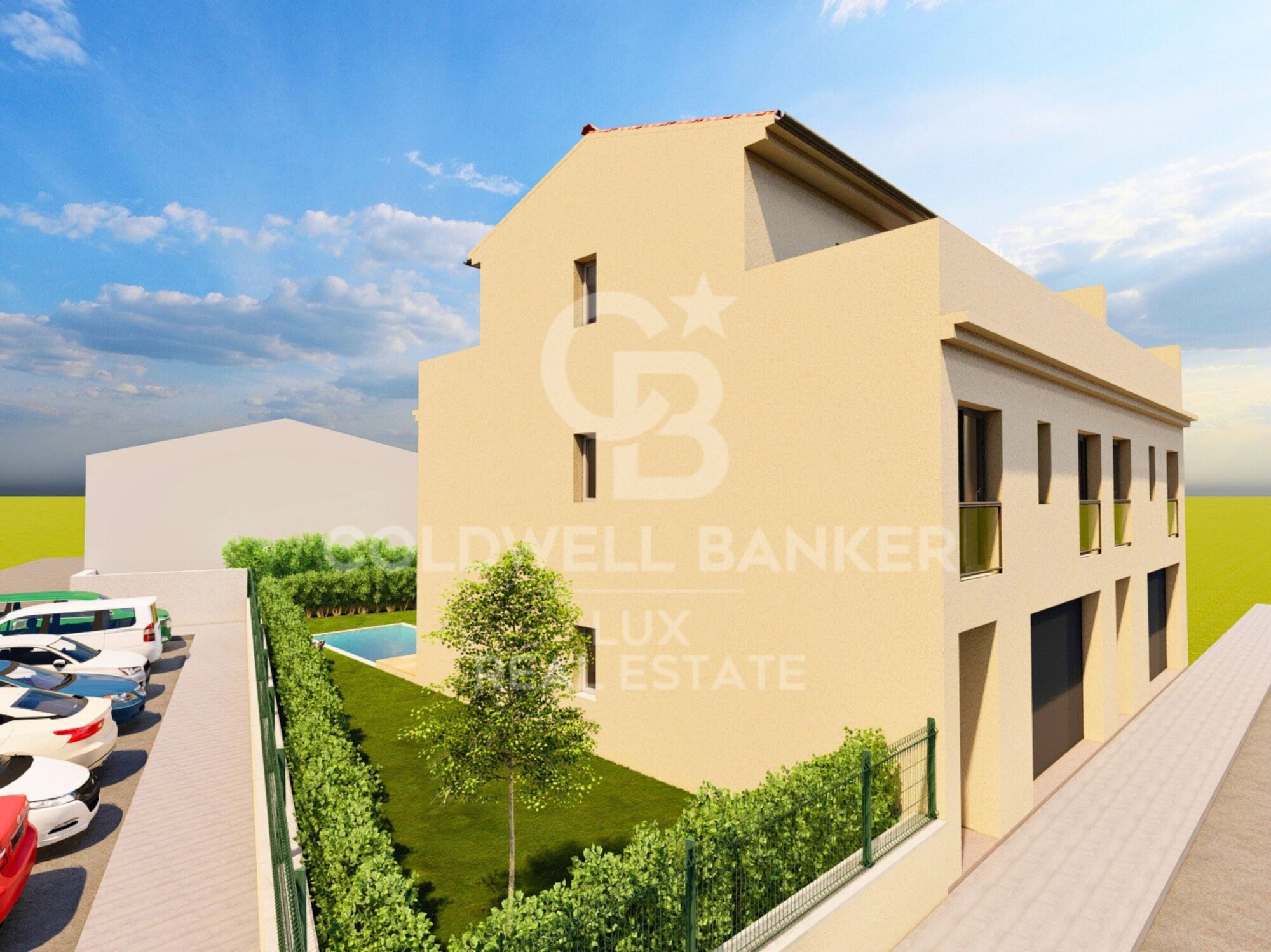 Terrain avec maison moderne à Vilabertran