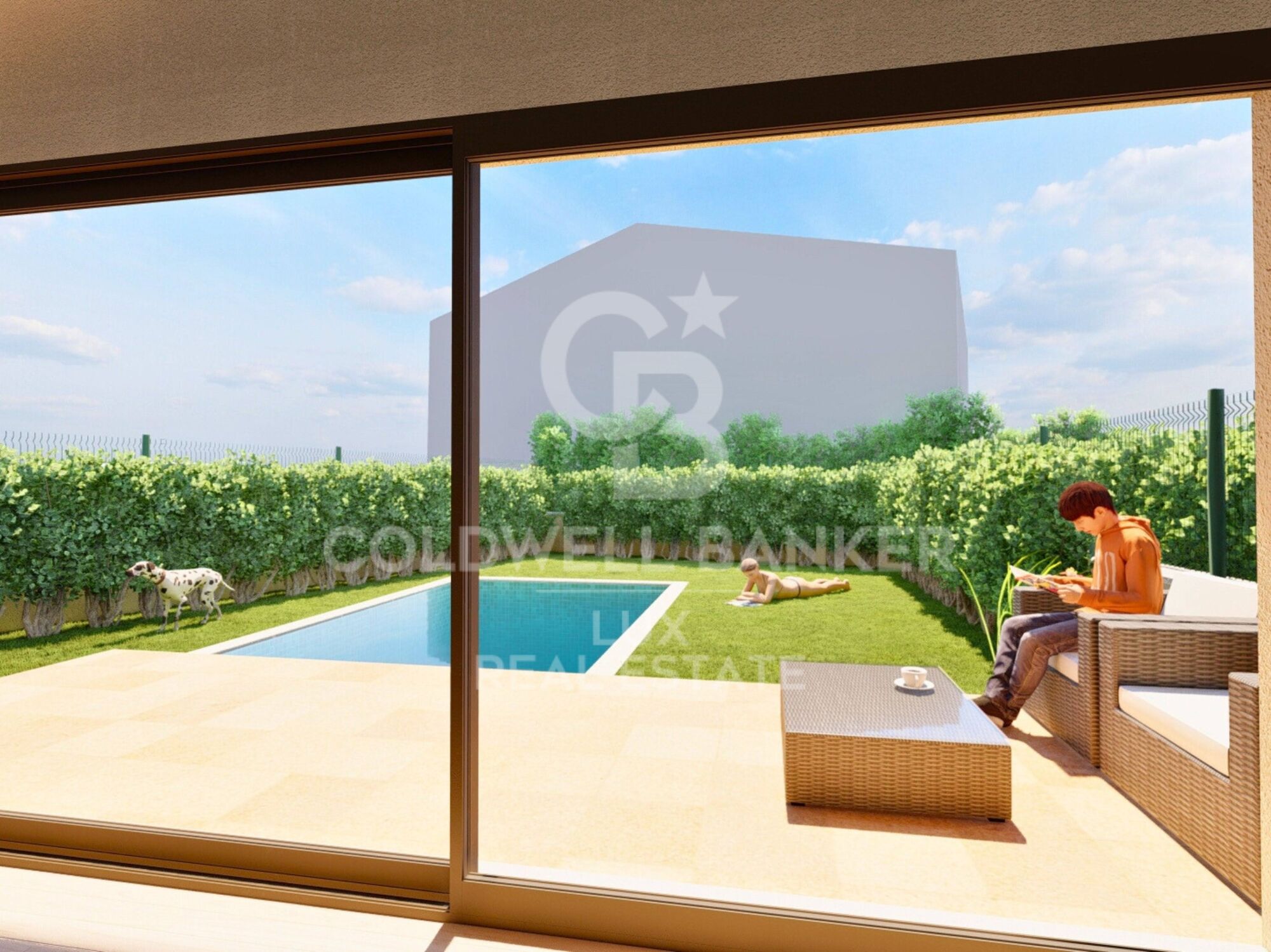 Solar con casa moderna en Vilabertran