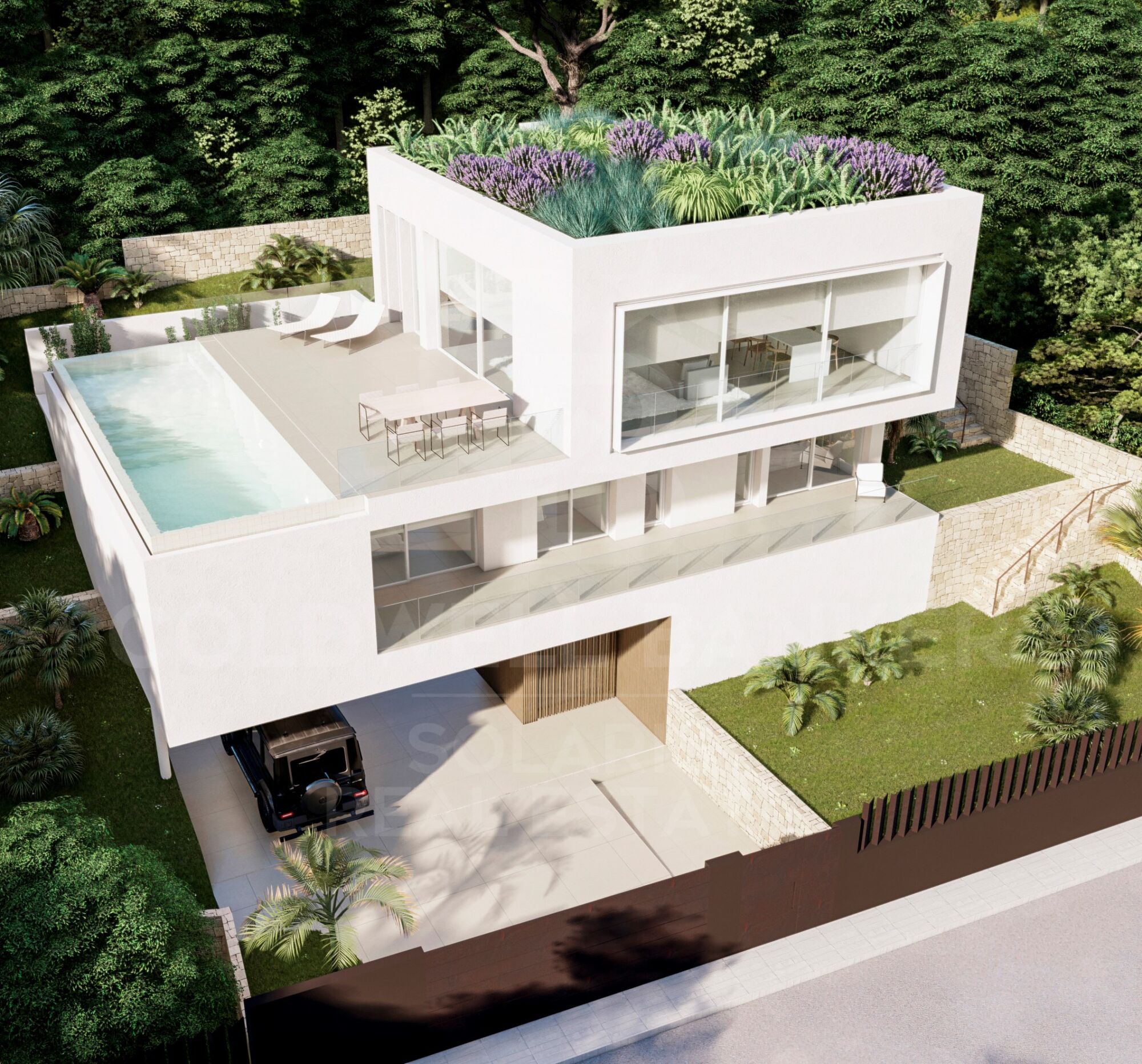 Terrain exclusif avec licence pour un projet de logement à deux étages avec vue sur la mer, Dénia Les Rotes