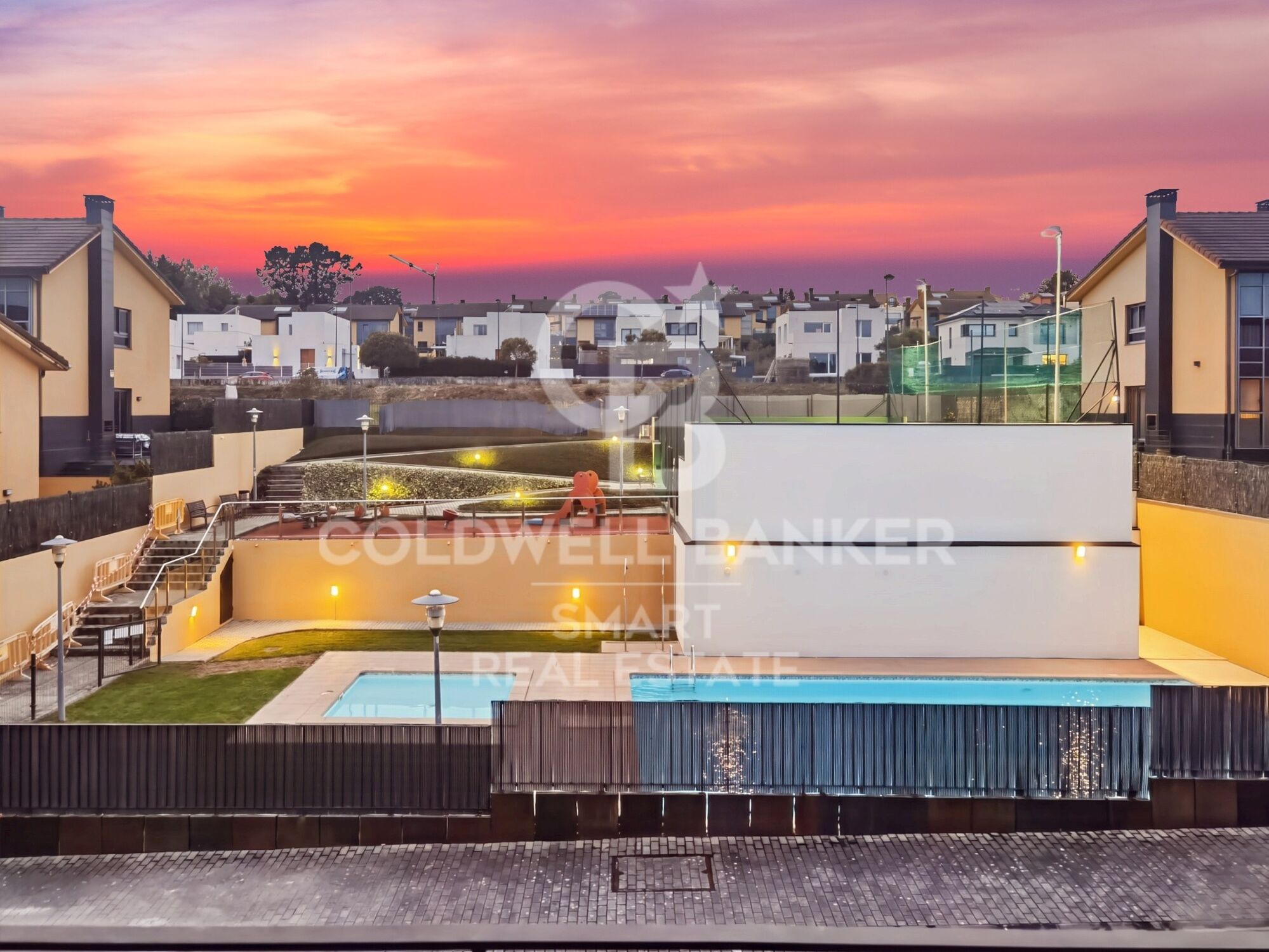 Obra nueva al lado del Club de Tenis de Oleiros