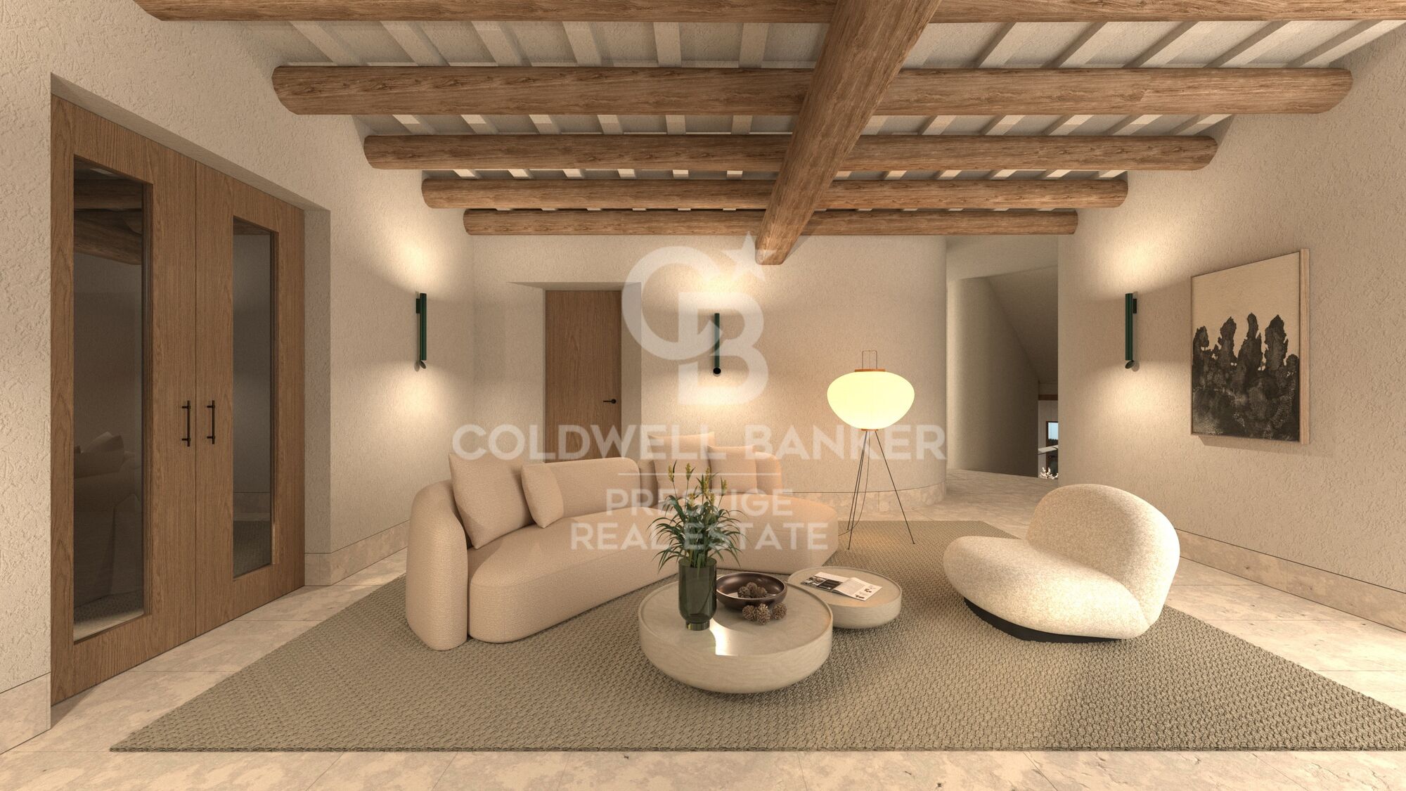 Majestic 18th century farmhouse restored with modern elegance