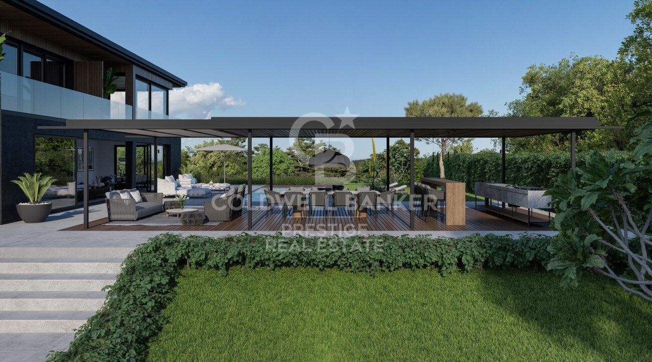 Casa única y exclusiva con vistas al mar en Sant Andreu de Llavaneres