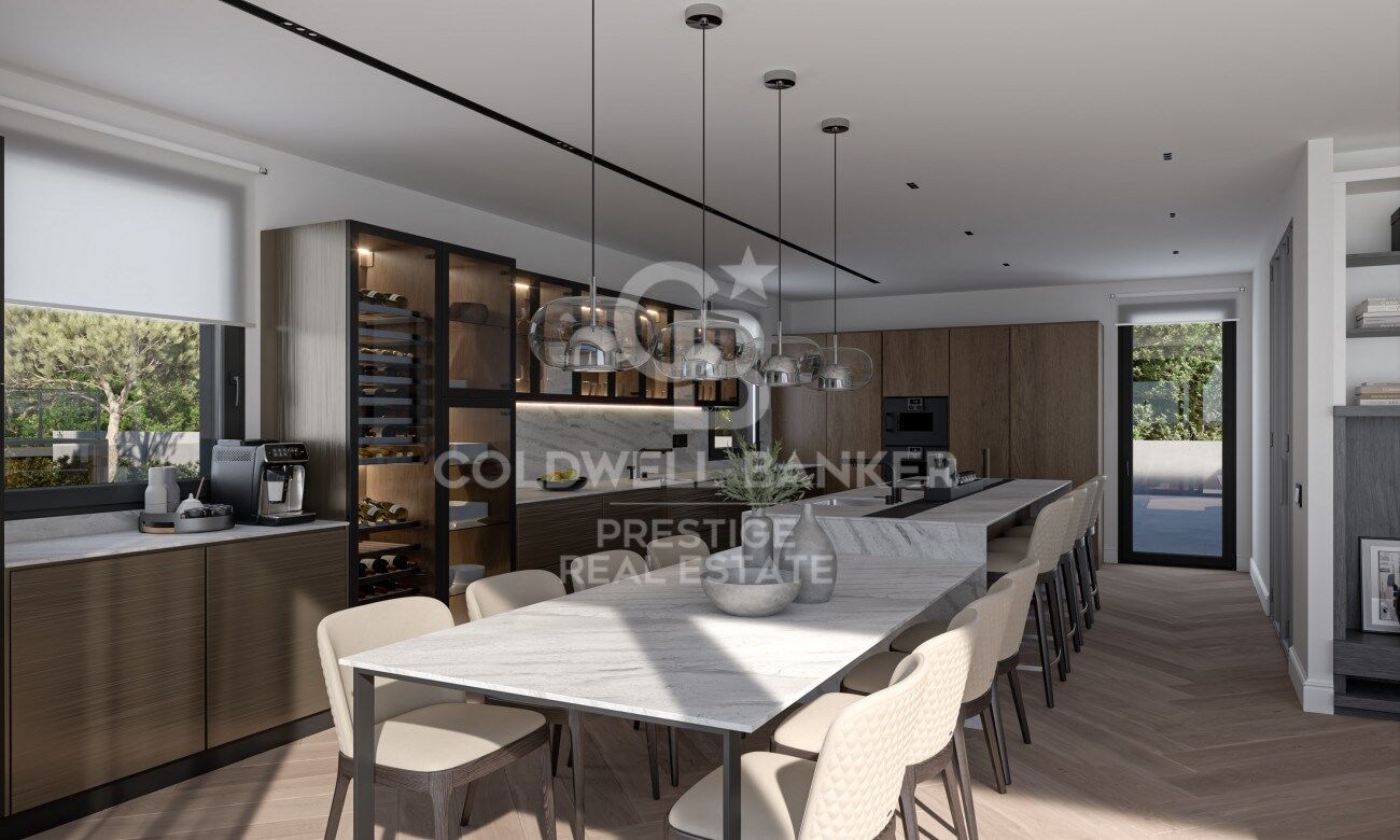 Casa única y exclusiva con vistas al mar en Sant Andreu de Llavaneres